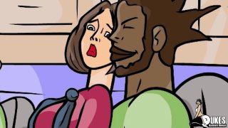 Xxxdc - Black cartoon thugs pussy drills a big ass white bitch tube porn video