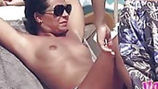 Amatir Pantai Latina Topless Big Tits Intip Video
