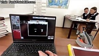 I showed a student how to fuck well prdipf